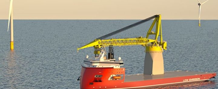 乌斯坦发布海上风电5000t重吊安装船设计