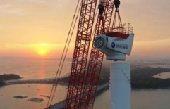 China’s first 12MW offshore wind turbine has been lifted!