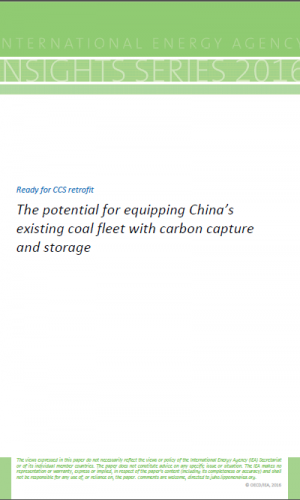 The Potential for Carbon Capture and Storage in China