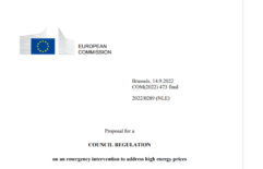 Energy prices: Commission proposes emergency market intervention to reduce bills for Europeans