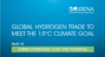 Global Hydrogen Trade to Meet the 1.5°C Climate Goal: Green Hydrogen Cost and Potential