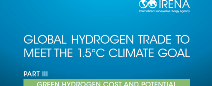 Global Hydrogen Trade to Meet the 1.5°C Climate Goal: Green Hydrogen Cost and Potential