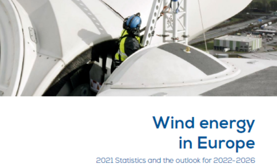 Wind energy in Europe: 2021 Statistics and the outlook for 2022-2026