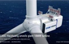 CSSC Haizhuang unveils giant 18MW turbine