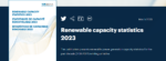 Renewable capacity statistics 2023