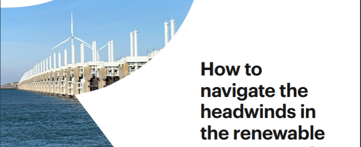 How to navigate the headwinds in the renewable energy supply chain