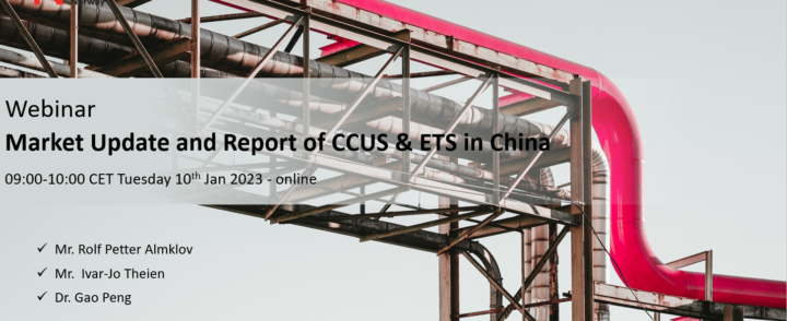 Webinar – Market Update and Report of CCUS and ETS in China